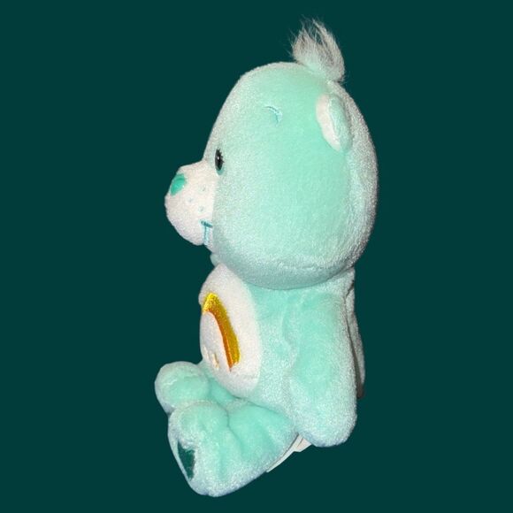2002 Care Bears Wish Bear Minty Plush Stuffed Animal - Picture 3 of 8